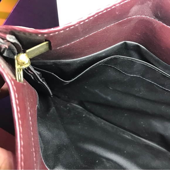 Vintage Burgundy Leather Document Case With Handles 11 X 17 in - Picture 11 of 16